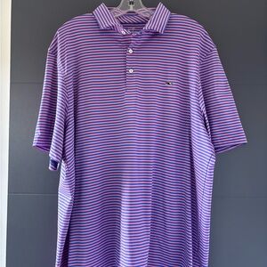 Vineyard Vines Striped Performance Polo‎ Shirt